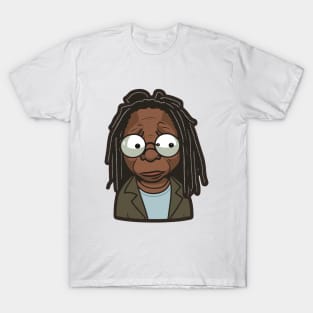 Whoopi Goldberg Cartoon. T-Shirt